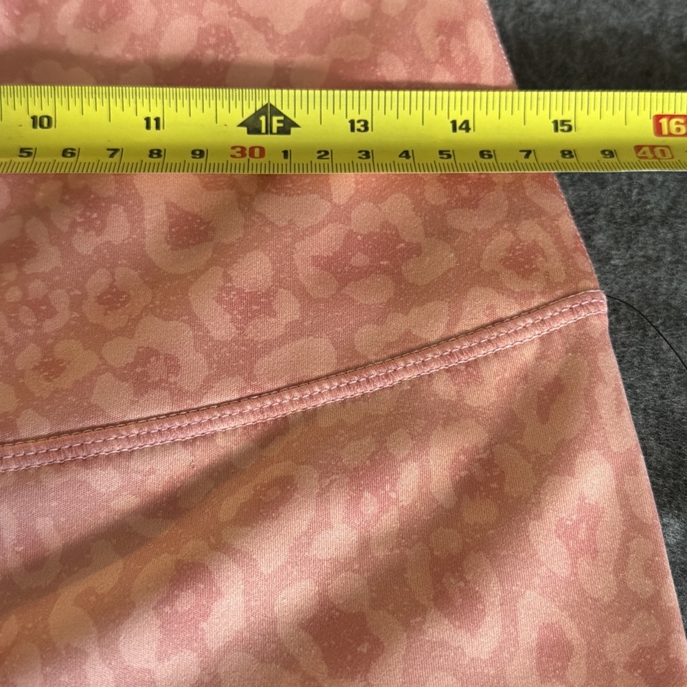 New Glyder Sultry Sherbert Leopard Leggings High Waisted Wicking Large Sold Out - Picture 11 of 13